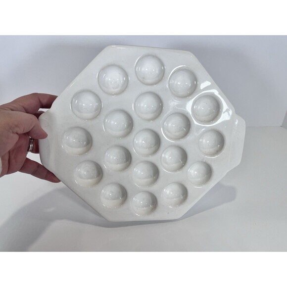 Provolone‎ Or Escargot Bake Dish W/Capacity For 19 Microwave & Oven Artesanal - Picture 1 of 16